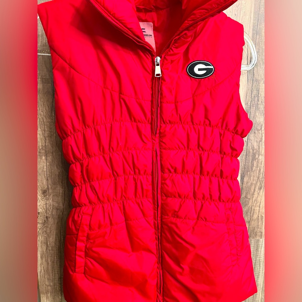UGA Puffer Vest *Never Worn! Small